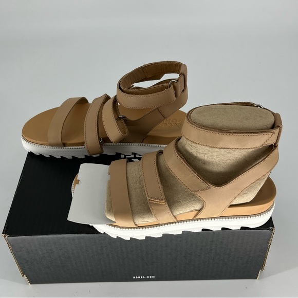 SOREL NEW ROAMING MULTI STRAP SANDALS IN HONEST BEIGE 7 8 - Picture 5 of 10